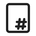 Document Page Bottom Right SVG Icon
